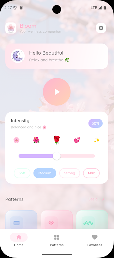 Vibrator Bloom - Massage App ekran görüntüsü