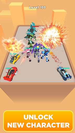 Merge Robot Master: Car Games ekran görüntüsü