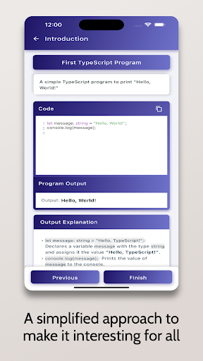 Learn TypeScript - OnePercent ekran görüntüsü