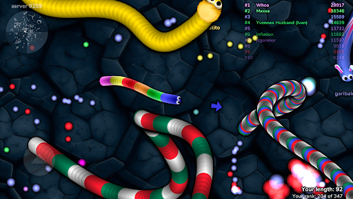 slither.io ekran görüntüsü