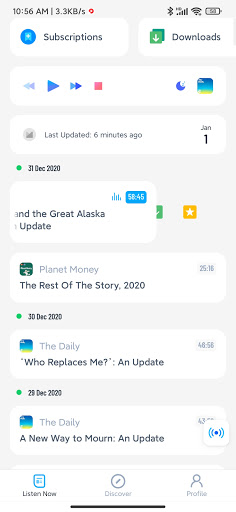 Moon FM - The Podcast App ekran görüntüsü