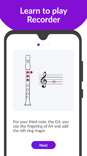 Recorder Lessons - tonestro ekran görüntüsü