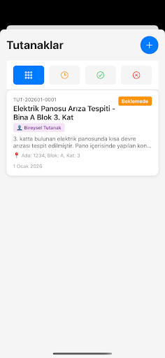 Tutanak Yönetim Sistemi (TYS) ekran görüntüsü