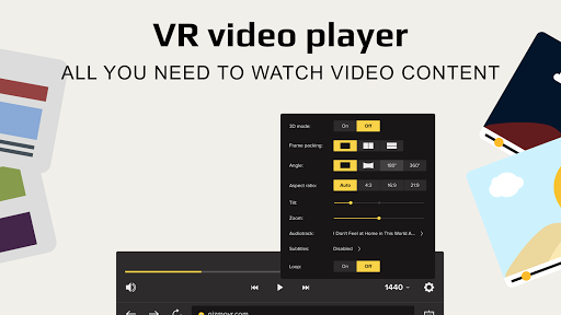 Gizmo VR Video Player: 360 Vir ekran görüntüsü
