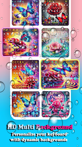 Water Flower Live Keyboard ekran görüntüsü