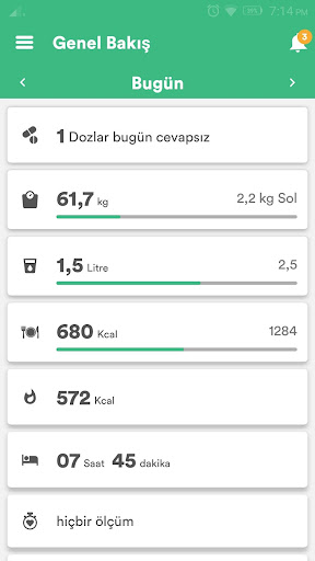 Sağlık, Diyet ve Fitness ekran görüntüsü