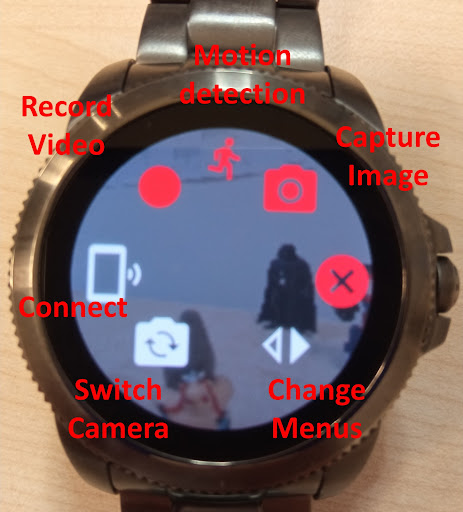 wear os camera ekran görüntüsü
