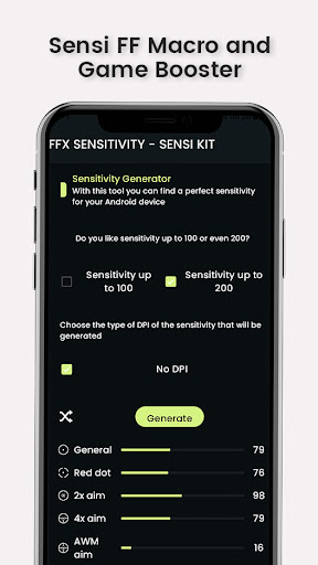 FF sensitivity - Sensi Kit ekran görüntüsü