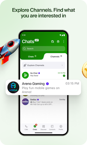 GoChat Messenger: Video Calls ekran görüntüsü