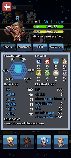 Pixel Idle Heroes ekran görüntüsü