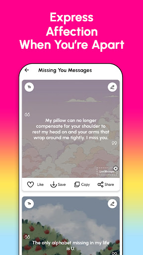 Sweet Romantic Love Messages ekran görüntüsü