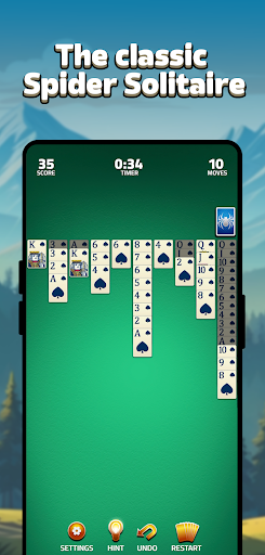 Spider Solitaire - Card Puzzle ekran görüntüsü