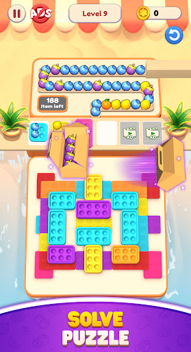 Fruit Sort: Block Jam Puzzle ekran görüntüsü