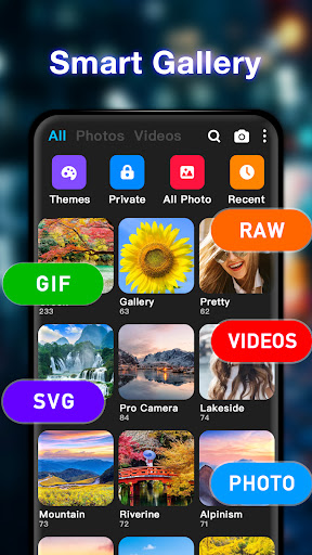 Profesyonel Fotoğraf Galerisi ekran görüntüsü