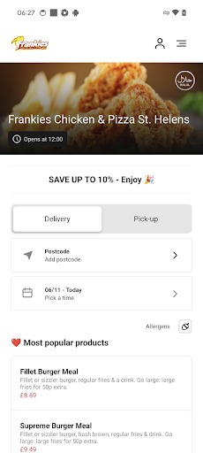 Frankies Chicken & Pizza ekran görüntüsü