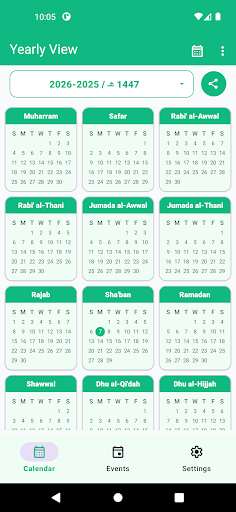 Hijri Calendar: Islamic Date ekran görüntüsü