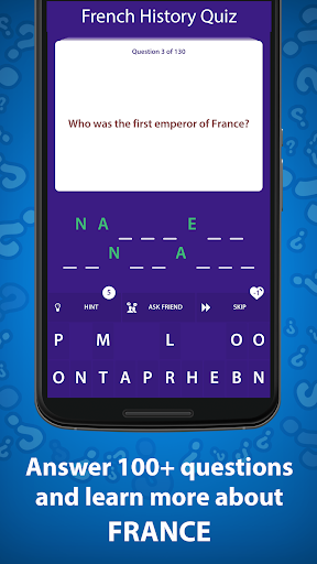 French History Quiz Games ekran görüntüsü