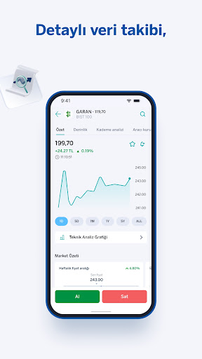 Garanti BBVA eTrader ekran görüntüsü