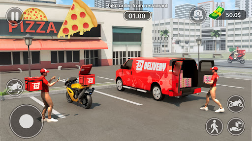 Urban Food Delivery Game ekran görüntüsü