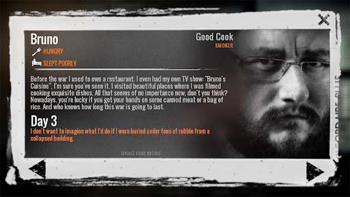 This War of Mine ekran görüntüsü