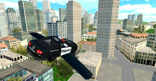 Flying Police Car Simulator ekran görüntüsü