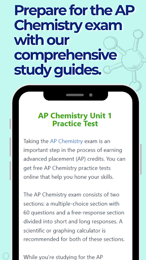 AP Chemistry Practice Test ekran görüntüsü