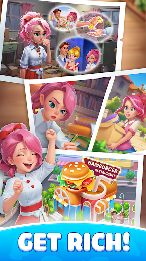 Diner Story: Merge Cook Decor ekran görüntüsü