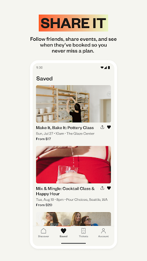 Eventbrite App ekran görüntüsü