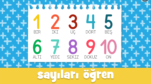 Çocuklar için sayıları öğrenin ekran görüntüsü