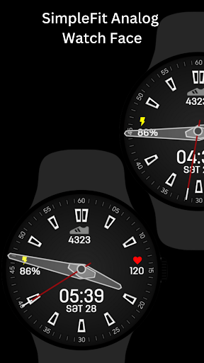 SimpleFit Analog Watch Face ekran görüntüsü