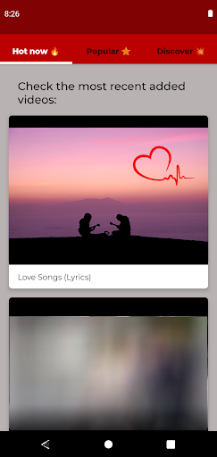 Romantik müzik ekran görüntüsü