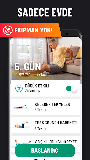 Erkek Kilo Verme Egzersizleri ekran görüntüsü
