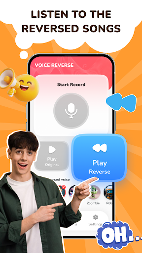 Reverse Singing: Flip Voice ekran görüntüsü