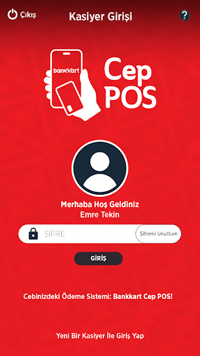 Bankkart Cep POS ekran görüntüsü