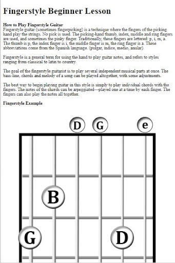 How to Play Fingerstyle Guitar ekran görüntüsü