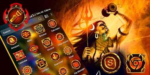 Lord Shiva Launcher Theme ekran görüntüsü