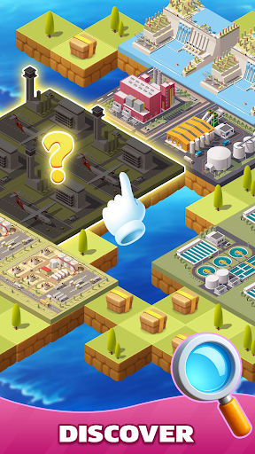 Merge House! Make a Town! ekran görüntüsü