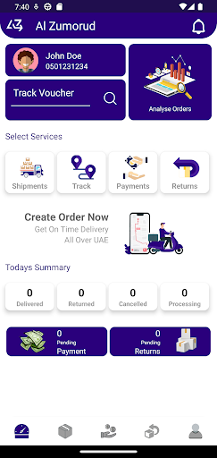 Al Zumorud Delivery ekran görüntüsü