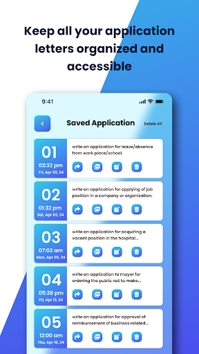 AI Application Letter Maker ekran görüntüsü