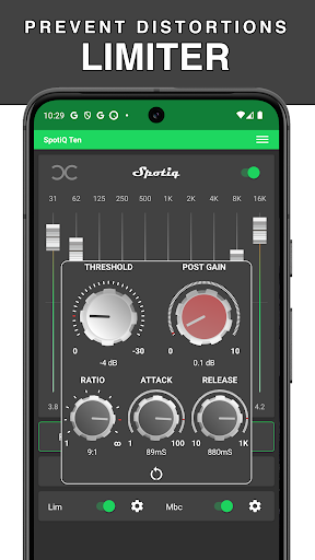 SpotiQ Ten - Equalizer Booster ekran görüntüsü