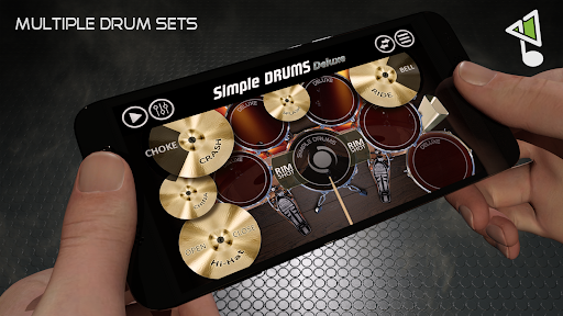 Simple Drums Deluxe: bateri ekran görüntüsü