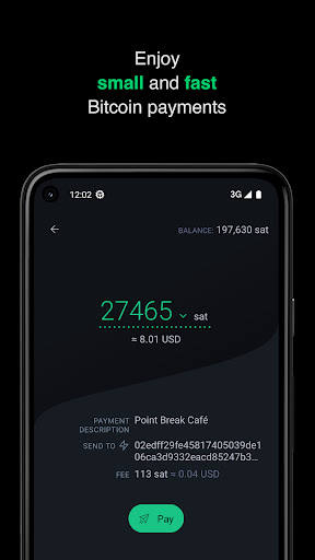 Phoenix - LN Bitcoin wallet ekran görüntüsü