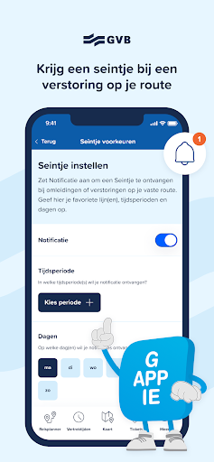 GVB reis app ekran görüntüsü