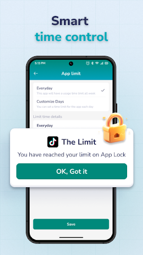 Uygulama kilidi - Lockit Timer ekran görüntüsü