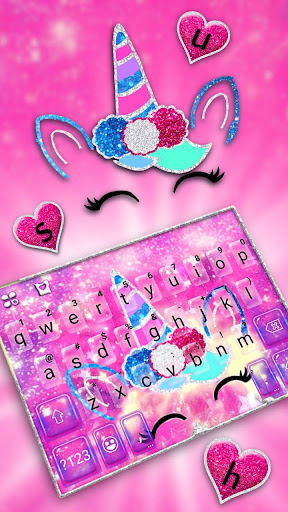 Glitter Unicorn2 Tema ekran görüntüsü