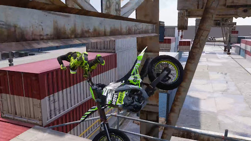 Bike race bikes driving trials ekran görüntüsü