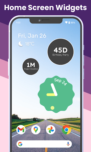Countdown Time - Event Widget ekran görüntüsü