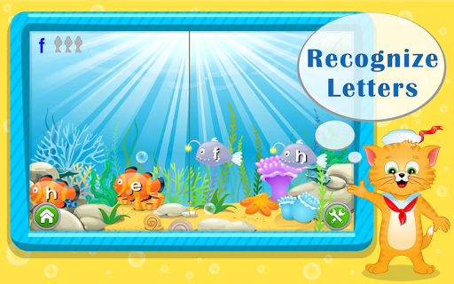 Learn Letters with Captain Cat ekran görüntüsü