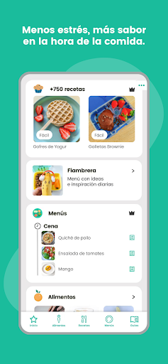 Peque Ideas nutrición infantil ekran görüntüsü
