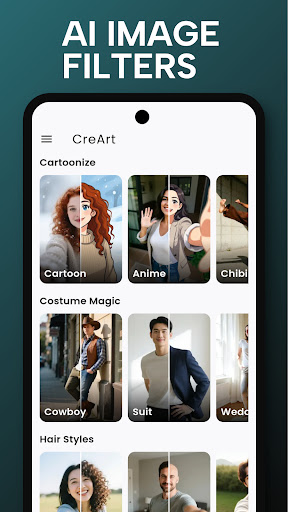 AI Image Generator - CreArt ekran görüntüsü